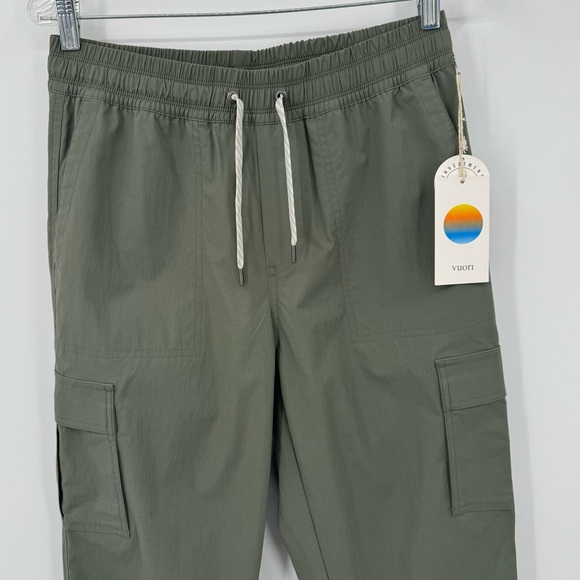 Vuori Women's Birch Jogger Army Green Athleisure Sustainable Preppy - Picture 5 of 15